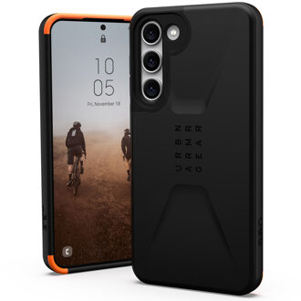 UAG Civilian Samsung Galaxy S23+ 5G Hybride Hoesje - Zwart