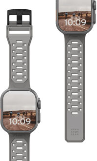 uag Civilian Strap voor de Apple Watch Series 1 t/m 11 / SE / Ultra (44/45/46/49 mm) - Titanium Grijs - 49 mm