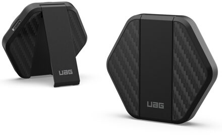 uag Draadloze oplaadpad met stand - Geschikt voor MagSafe en Qi2 - 15 Watt - Zwart / Carbon - One size
