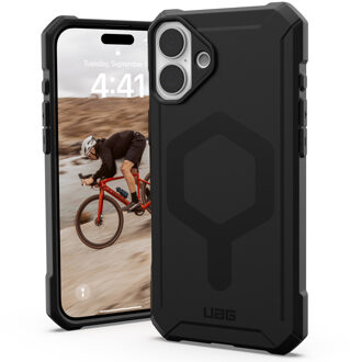 uag Essential Armor MagSafe voor de Apple iPhone 16 Plus - Zwart