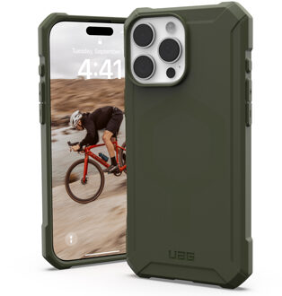 uag Essential Armor MagSafe voor de Apple iPhone 16 Pro Max - Olive Drab Groen