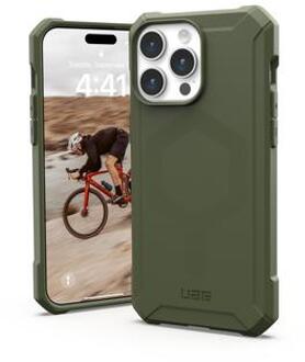 uag Essential Armor MagSafe voor de iPhone 15 Pro Max - Olive Drab Groen
