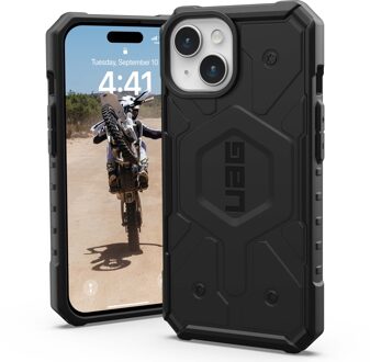 uag iPhone 15 UAG Pathfinder MagSafe Hybride Hoesje - Zwart