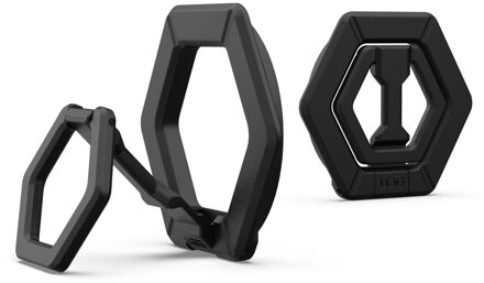 uag Magnetic Ring Stand - Zwart Telefonie accessoire Zwart