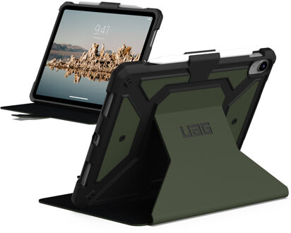 uag Metropolis Bookcase voor de iPad 10.9 (2022) - Groen