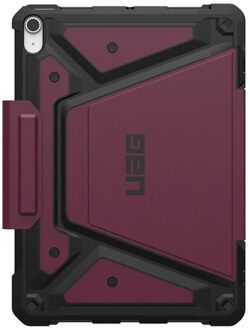 uag Metropolis SE Bookcase voor de Apple iPad Air 11 inch (2026) M4 / (2025) M3 / (2024) M2 / Air 5 (2022) / Air 4 (2020) - Bordeaux Donkerrood