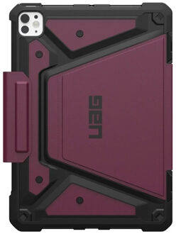 uag Metropolis SE Bookcase voor de Apple iPad Pro 11 (2025) M5 / (2024) M4 - Bordeaux Donkerrood