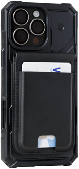 uag Metropolis Vegan Leather Wallet MagSafe - Kaarthouder - Zwart - One size