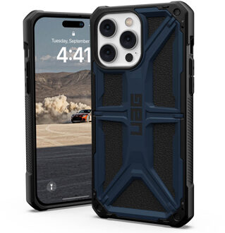 uag Monarch Backcover voor de Apple iPhone 14 Pro Max - Mallard Blauw