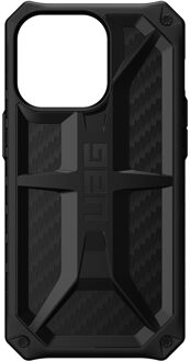 uag Monarch Backcover voor de iPhone 13 Pro - Carbon Fiber Zwart