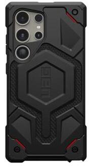 uag Monarch Backcover voor de Samsung Galaxy S24 Ultra - Kevlar Black Zwart