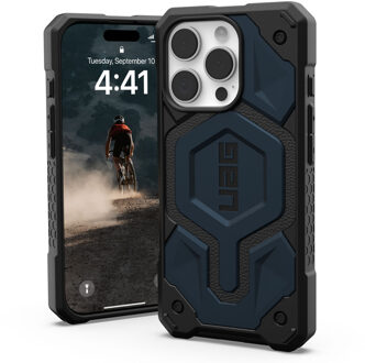uag Monarch Pro Backcover voor de Apple iPhone 16 Pro - Mallard Blauw