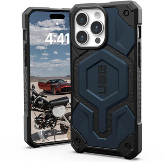 uag Monarch Pro Backcover voor de iPhone 15 Pro Max - Mallard Blauw