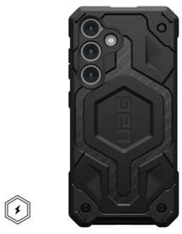 uag Monarch Pro Backcover voor de Samsung Galaxy S24 - Carbon Fiber Zwart