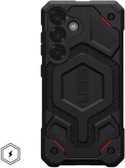 uag Monarch Pro Backcover voor de Samsung Galaxy S25 - Kevlar Black Zwart