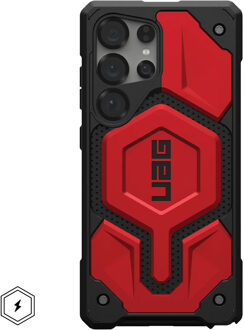 uag Monarch Pro Backcover voor de Samsung Galaxy S25 Ultra - Crimson Rood