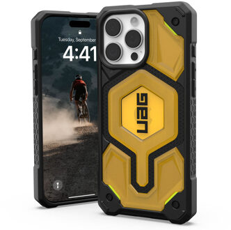uag Monarch Pro Ultum Limited Edition Backcover voor de Apple iPhone 16 Pro Max - Ultem Goud