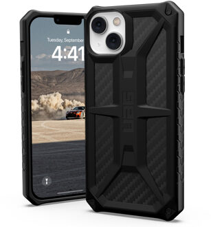 UAG Monarch Series iPhone 14 Plus Hybrid Hoesje - Koolstofvezel