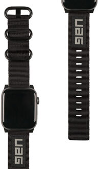 uag Nato Strap band voor de Apple Watch Series 1 t/m 6 / SE - 38/40mm - Zwart