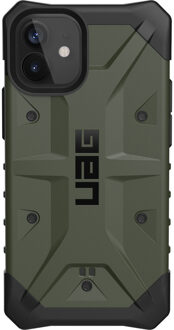 UAG - Pathfinder backcover hoes - iPhone 12 Mini - Groen + Lunso Tempered Glass