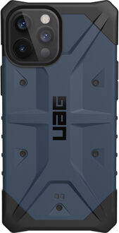 UAG - Pathfinder backcover hoes - iPhone 12 Pro Max - Blauw + Lunso Tempered Glass