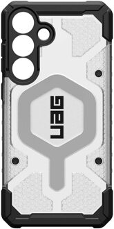 uag Pathfinder Backcover Magnet voor de Samsung Galaxy S25 FE - Ice / Silver Transparant