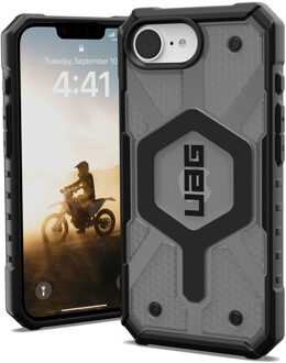 uag Pathfinder Backcover MagSafe voor Apple iPhone 16e Telefoonhoesje Grijs