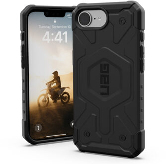 uag Pathfinder Backcover MagSafe voor Apple iPhone 16e Telefoonhoesje Zwart