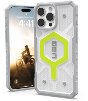 uag Pathfinder Backcover MagSafe voor de Apple iPhone 16 Pro Max - Neon Geel