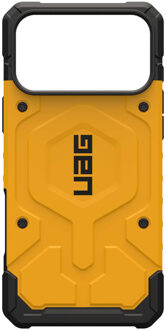 uag Pathfinder Backcover MagSafe voor de Apple iPhone 17 Pro - Heritage Yellow Geel