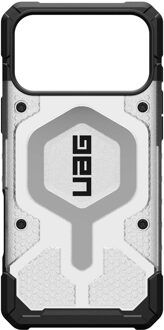 uag Pathfinder Backcover MagSafe voor de Apple iPhone 17 Pro Max - Ice / Silver Transparant