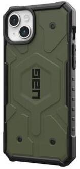 uag Pathfinder Backcover MagSafe voor de iPhone 15 Plus - Olive Drab Groen