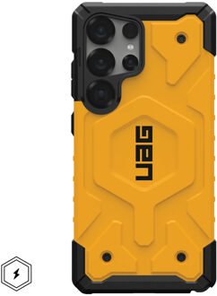 uag Pathfinder MagSafe voor Samsung Galaxy S25 Ultra Telefoonhoesje Geel