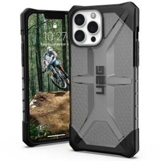 uag Plasma backcover hoes - iPhone 13 Pro Max - Grijs + Lunso Tempered Glass