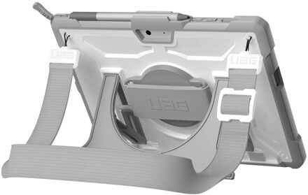 uag Plasma Healthcare backcover met strap en schouderband voor de Microsoft Surface Go / Go 2 / Go 3 / Go 4 - Wit / Grijs - 10.5