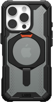 uag Plasma XTE Backcover MagSafe voor de Apple iPhone 16 Pro - Orange & Black Zwart