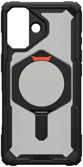 uag Plasma XTE Backcover MagSafe voor de Apple iPhone 17 - Black Pop Orange Zwart