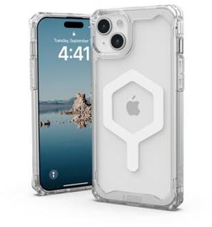 uag Plyo Backcover Magsafe voor de iPhone 15 Plus - Ice / Wit Transparant