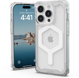 uag Plyo Backcover Magsafe voor de iPhone 15 Pro - Ice / Wit