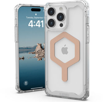 uag Plyo Backcover Magsafe voor de iPhone 15 Pro Max - Ice / Rosé Goud