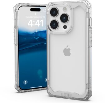 uag Plyo Backcover voor de iPhone 15 Pro - Ice Transparant