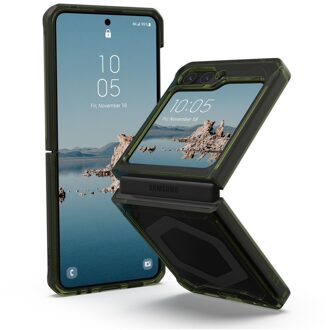 uag Plyo Pro Backcover Samsung Galaxy Z Flip 5 Telefoonhoesje Groen