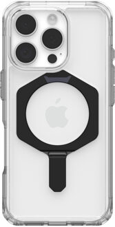uag Plyo XTE Backcover met MagSafe en kickstand voor de Apple iPhone 16 Pro - Clear / Black Transparant