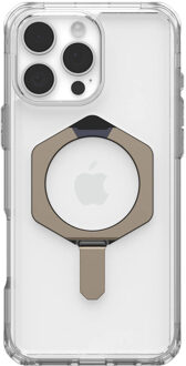 uag Plyo XTE Backcover met MagSafe en kickstand voor de Apple iPhone 16 Pro Max - Clear Titanium Transparant
