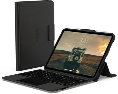 uag QWERTY Bluetooth Keyboard voor de Apple iPad 11 (2025) 11 inch A16 / iPad 10 (2022) 10.9 inch - Zwart