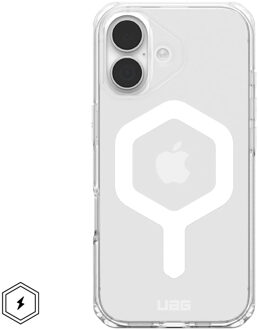 uag Scout Backcover met MagSafe voor de Apple iPhone 17 - Ice White Transparant