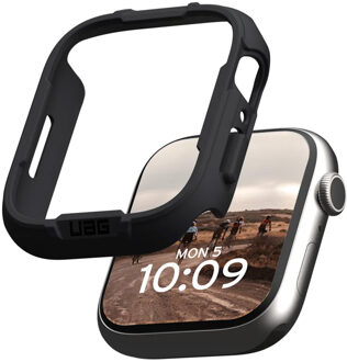 uag Scout | Bumper Case voor de Apple Watch Series 7 / 8 / 9 - 45 mm - Black Zwart