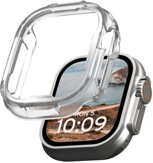 uag Scout | Bumper Case voor de Apple Watch Ultra / Ultra 2 / Ultra 3 - 49 mm - Clear Transparant