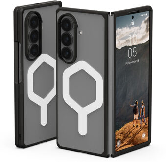 uag [U] Mouve Backcover met MagSafe voor de Samsung Galaxy Z Fold 7 - Ice Transparant