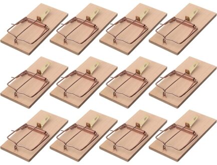 Ubbink 12x Rattenvallen/rattenklemmen 17 cm ongediertebestrijding - Ongediertevallen - Ongediertebestrijding